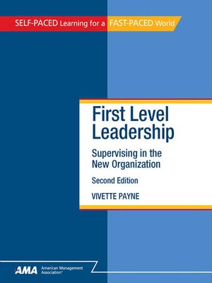 cover image of First Level Leadership